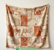 Hermes Throw Blankets